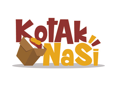 Kotak Nasi Logo Design art branding design flat graphic design icon illustration illustrator logo vector