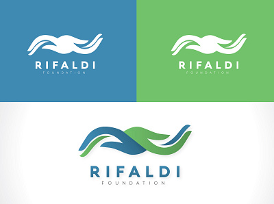Rifaldi Foundation Logo Design art branding design flat graphic design icon illustration illustrator logo vector