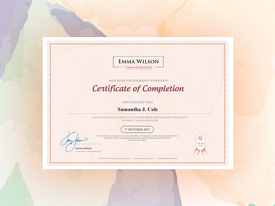 Photography Workshop Certificate certificate diploma photography school university workshop