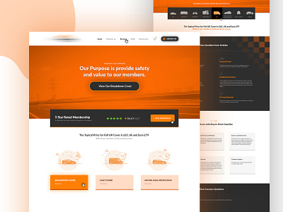 Vehicle Breakdown Service Website by Haroon Rasheed on Dribbble