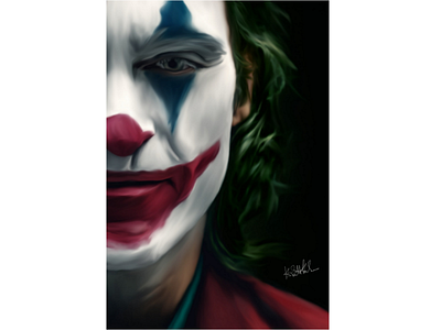 Joker adobe illustrator art artflow dc comics digital art joker batman new post new to dribble vector vector art