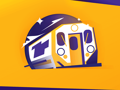 NYC Subway Icon icon illustrator new york new york city nyc photoshop subway symbol train tunnel vector