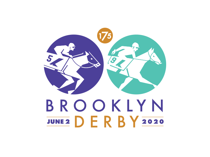 Brooklyn Derby 2020 Identity charachter design character colors horse horse racing illustration kentucky derby racing