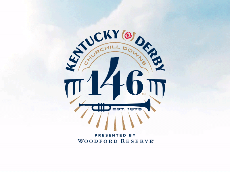 Kentucky Derby 146 horse racing illustraion kentucky kentucky derby logo rose track trumpet vintage