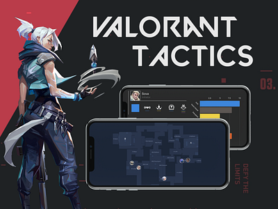 Valorant Tactics | UI Concept app concept app ui game ui ui valorant