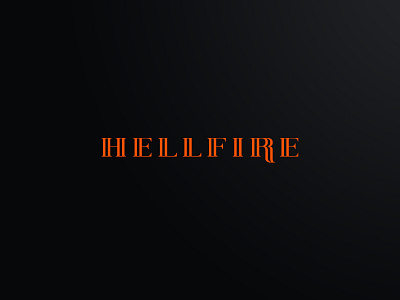 HELLFIRE crislabno hellfire logotype typography