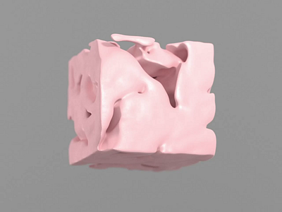 COOLIO Cube ;) 3d ae c4d cool crislabno cube mograph morph motion moves noise pink shape volume xparticle