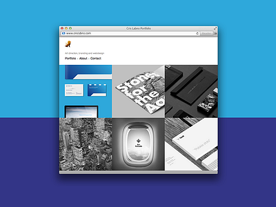 New portfolio // 2014! crislabno lion webdesign