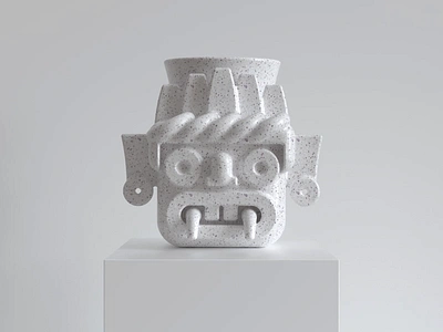 Ancient Gods // Tlaloc // Animation 3d ae animation c4d crislabno design gods motion