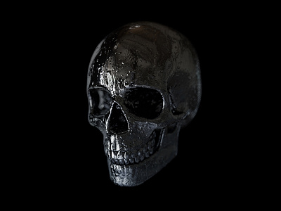 Skull 3d modo render