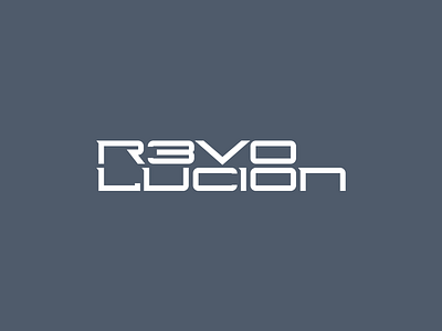 REVOLUCION crislabno logo type typography