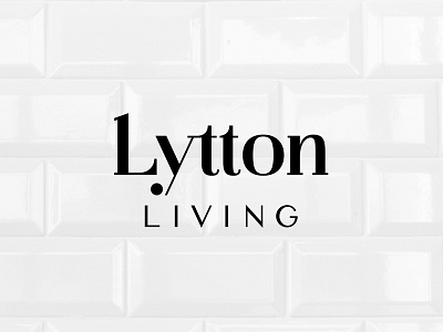 Lytton Living creogram crislabno living logotype lytton typography