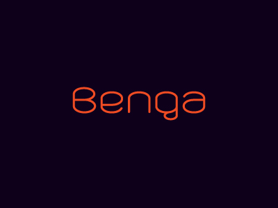 Benga font preview by Cris Labno on Dribbble