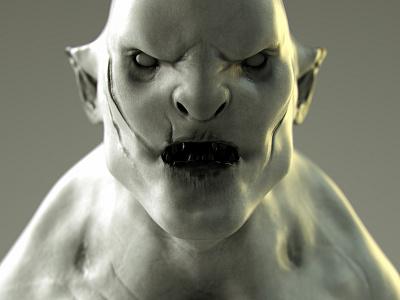 Azog the Defiler 3d azog cgi character cinema4d lotr octane substance zbrush