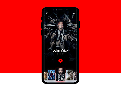 Netflix Play Screen concept app crislabno ui uidesign ux ui