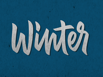 winter calligraphy calligraphy and lettering artist design lettering logo typography vector