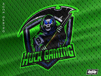Huck Gaming Mascot Logo