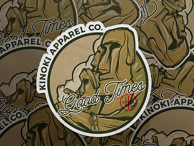 Good Times - Vintage Badge Illustration Logo adventure apparel badge badge design branding hand drawing hand drawn illustration illustrator logo photoshop retro retro design tshirt tshirt art tshirt design vintage vintage badge vintage design vintage logo