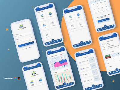 Stock Capital - Stock Trading App app app design app screen figma finance app icon design illustrator stock market trading app ui ui design ui ux ux uxdesign