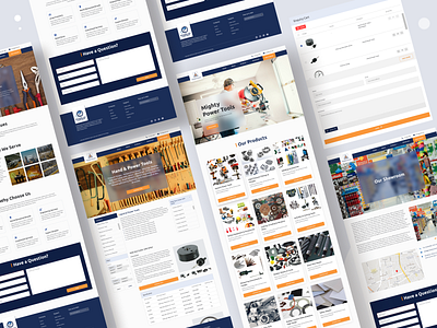 Hardware and Tools Business Website Design