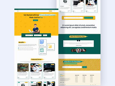 E-learning Platform Landing Page