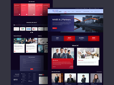 Landing Page Design for An Audit firm