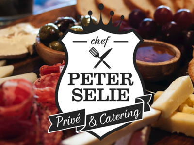 Chef Peter Selie identity businesscards identity logo logo design