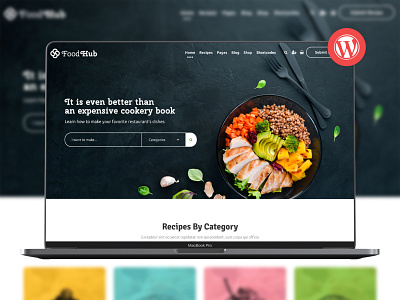 Foodhub - Recipes WordPress Theme food modeltheme recipe recipes theme wordpress wordpress development wordpress recipe