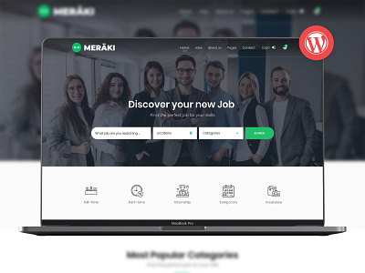 Meraki - Job Board WordPress Theme