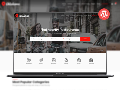 Oklahoma - Directory & Listings WordPress Theme ads airbnb beauty booking booking.com bookings classified classified ads directory food hospitals hotels listings local business local listing marketplace online directory restaurants shopping