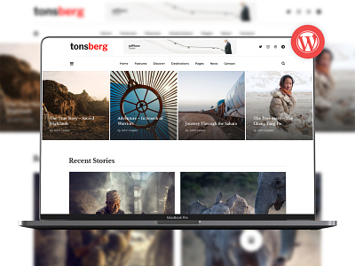 Tonsberg - A Modern WordPress Theme for Travel Bloggers blog wordpress blogger blogger theme clean gallery journal lifestyle magazine personal photography travel travel blog travel theme traveler