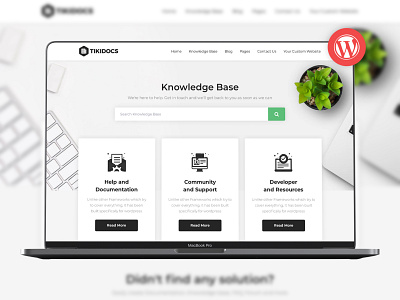 Tikidocs - Knowledgebase & Support Forum WordPress Theme + RTL