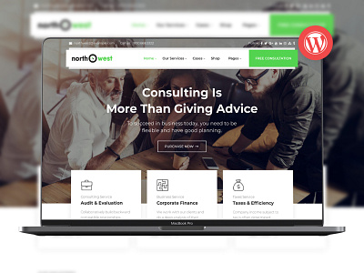 Northwest - Consulting WordPress Theme analytical audit broker brokerage business business wp company consulting consulting wp finance financial investments