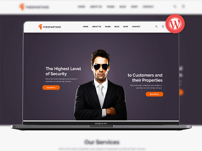 TheSpartans - MultiPurpose Guardian & Protection WordPress Theme