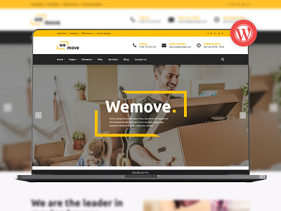 WeMove - Home Moving & Logistic WordPress Theme