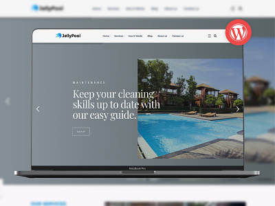 JellyPool - Pool Maintenance & Cleaning WordPress Theme business cleaning construction handyman maintenance pool pool services professional repair repairer responsive retina services team