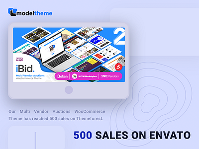 500 Sales for iBid WordPress Theme auction auctions business envato template themeforest website wordpress wordpress theme
