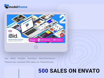 500 Sales for iBid WordPress Theme