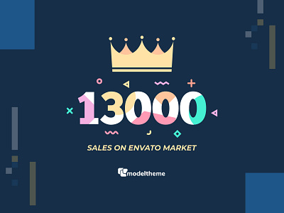 13k Sales on Envato Marketplace
