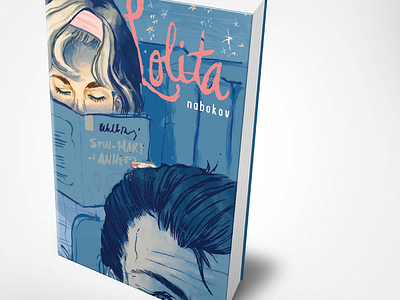 Lolita Book Cover book cover illustration lolita nabokov pastel retro