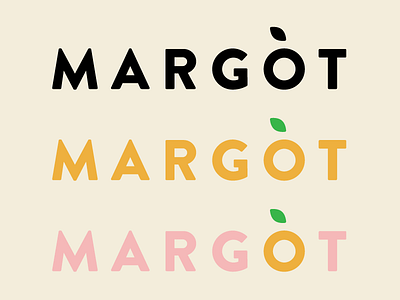 Margot Directions citrus design agency identity logo orange
