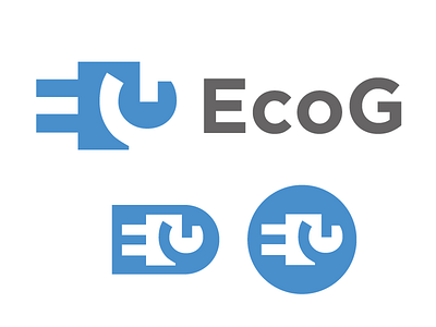 Ecog Logo Options branding deutschland electric cars green energy logo minimal startups