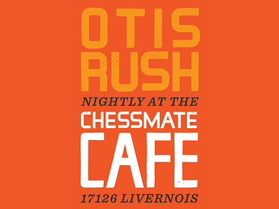 Chessmate Typeface Test 60s detroit font historical poster typeface typography
