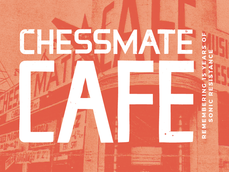 Chessmate Facebook Banner historical 60s poster font typeface detroit typography