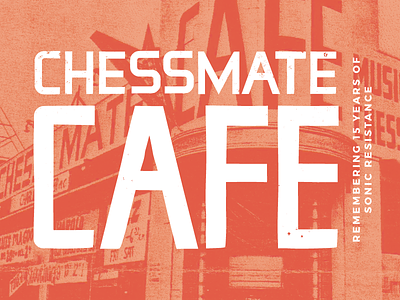 Chessmate Facebook Banner 60s detroit font historical poster typeface typography