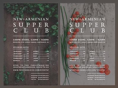 new armenian supper club food poster print restaurant