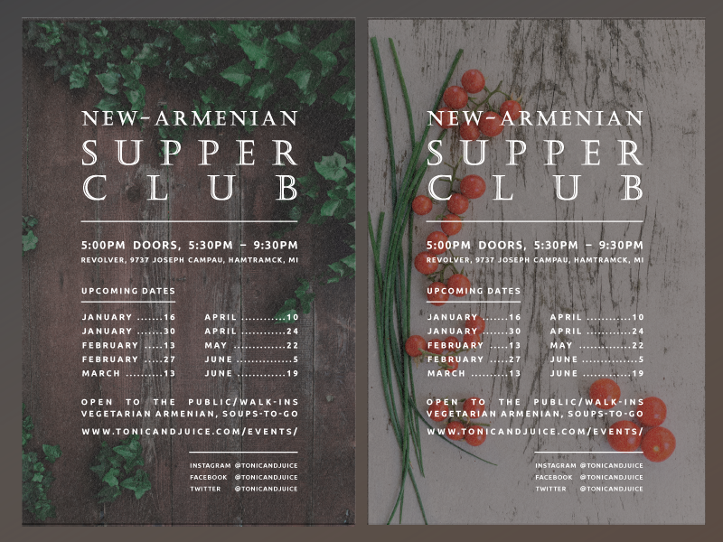 new armenian supper club food restaurant poster print