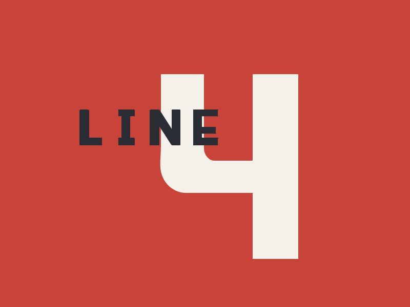 line four type ideas coffee typography branding