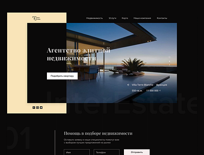 Luxury Real Estate branding design ui ux web website