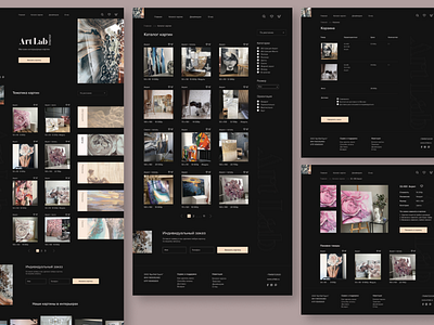 Online shop / ArtLAb design ui ux vector web website